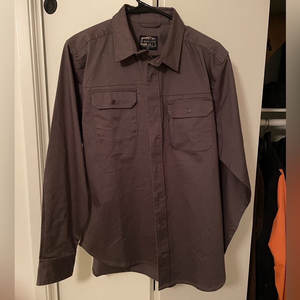 United by Blue. Organic cloth button down